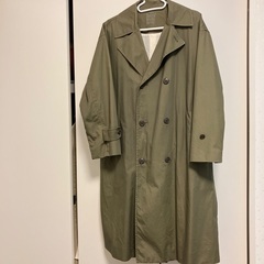 無印良品 ステンカラーコート 男女兼用 XXS-XS 撥水 トレンチコートの画像