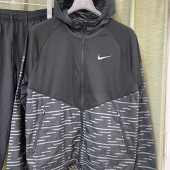 [NIKE] NIKE TF RPL ランディビジョンマイラーパーカー セットアップ ブラック ナイキ NIKE 上下　サイズLの画像