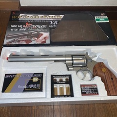 購入者決定　クラウン　ガスリボルバー  コルトパイソンハンター　.357マグナム　美品の画像