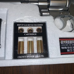 購入者決定　クラウン　ガスリボルバー  コルトパイソンハンター　.357マグナム　美品の画像