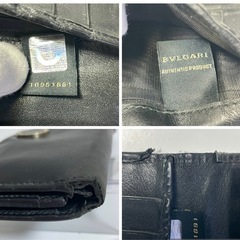 BVLGARI ブルガリ 長財布　ビーゼロワン　コローレ　サークル　レザー　黒の画像