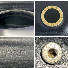 BVLGARI ブルガリ 長財布　ビーゼロワン　コローレ　サークル　レザー　黒の画像