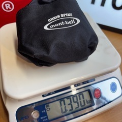 【未使用品】mont-bell チェーンスパイク 軽アイゼン Lサイズ 25.5cm〜28.5cm 登山 雪山 アウトドアの画像