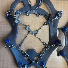 【未使用品】mont-bell チェーンスパイク 軽アイゼン Lサイズ 25.5cm〜28.5cm 登山 雪山 アウトドアの画像