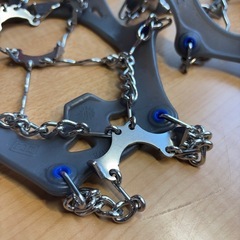 【未使用品】mont-bell チェーンスパイク 軽アイゼン Lサイズ 25.5cm〜28.5cm 登山 雪山 アウトドアの画像