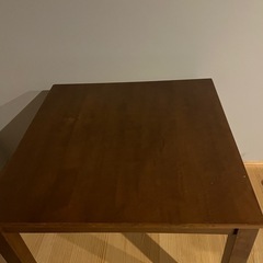 ニトリ　天然木テーブル　の画像