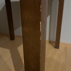 ニトリ　天然木テーブル　の画像