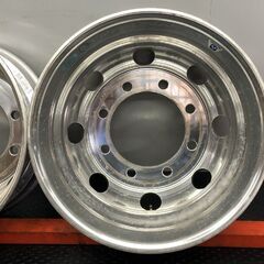 アルミホイール ALCOA アルコア トラックホイール 19.5インチ 2本 6.75J8HPCD275+147 iso方式 平面座 4軸低床　(SHZ009)の画像