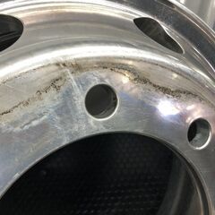 アルミホイール ALCOA アルコア トラックホイール 19.5インチ 2本 6.75J8HPCD275+147 iso方式 平面座 4軸低床　(SHZ009)の画像