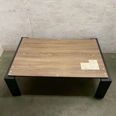 【ジモティ限定特価】ニトリ フラットヒーターコタツ フロットN105V BR こたつ 座卓 Y2367の画像