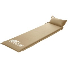 美品 FIELDOOR キャンプマット Sサイズ ベージュ 2個セットの画像