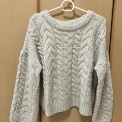 レディースセーター　ショート丈の画像