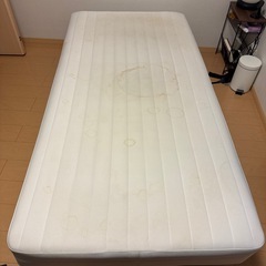 無印シングルベッド　掛布団セットの画像