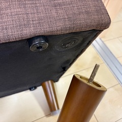 オットマン　ブラウンの画像