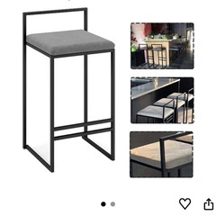 アイアン カウンター チェア 椅子
の画像