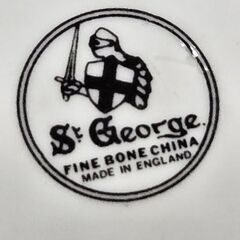 St George 英国セントジョーンズ ハート型 小物入れ 陶器 ヴィンテージの画像