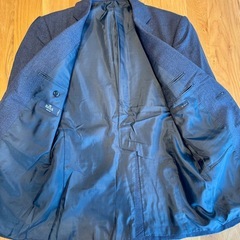 ビジネスジャケット グレー ネイビーの画像