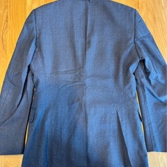 ビジネスジャケット グレー ネイビーの画像