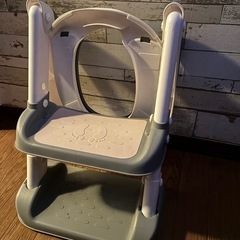 トイトレ　補助便座　トイレ用踏み台　折りたたみ式の画像
