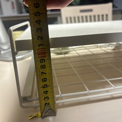 スライド棚付きレンジ上ラック Lukeの画像