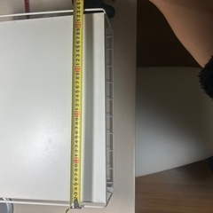 スライド棚付きレンジ上ラック Lukeの画像