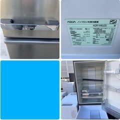 ✿AQUA 4ドア冷蔵庫 AQR-V46J(S) ファミリー冷蔵庫 の画像