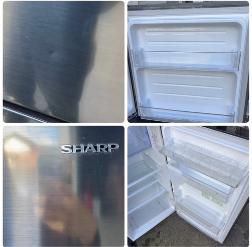 SHARP 2ドア冷蔵庫 SJ-D23F-S ✿