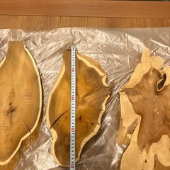 真木　木材3つ　インテリアの画像