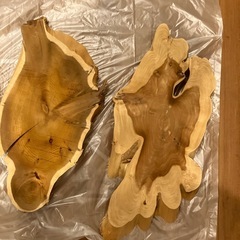 真木　木材3つ　インテリアの画像