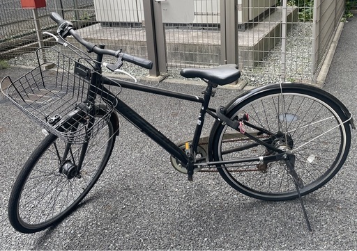 自転車　黒　
シティサイクル