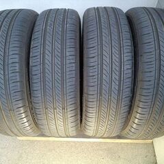 夏15インチ【~80％ 富山】ノート デミオ カローラ フィールダー ｂB イスト フリード ティーダ 185/65R15 日本製 ダンロップ 中古４本の画像