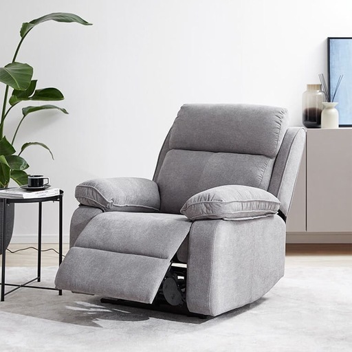 【LOWYA】1人掛け電動リクライニングソファ