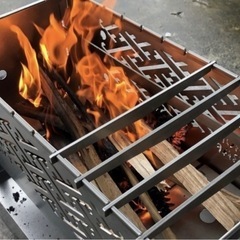 未使用　Iron Craft 組み立て式　万能焚き火台　アイアンクラフトの画像