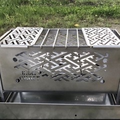 未使用　Iron Craft 組み立て式　万能焚き火台　アイアンクラフトの画像