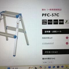 2段脚立（10月一杯）の画像