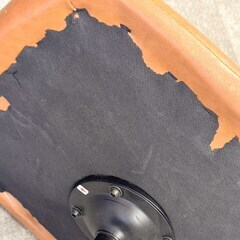 【破格！2脚4,000円】HOWARD SWIBLE CHAIR 回転式ヴィンテージダイニングチェア2脚セット キャメル（町田駅近）の画像