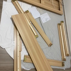 引き取り限定　ダブル
ベッドフレーム 　の画像