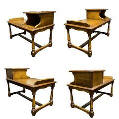 カリモク コロニアル テレフォンベンチ 電話台 karimoku ヴィンテージの画像