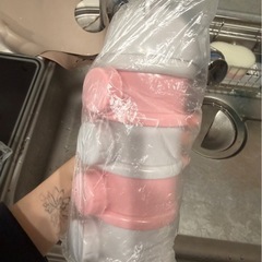 粉ミルク　お菓子ケースの画像