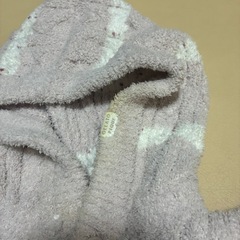 フード付きベビーポンチョ 80-90cm ジェラートピケの画像