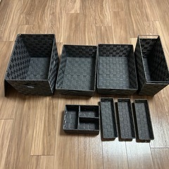 ①収納BOX BOX 収納ケース　ケース　かご　の画像