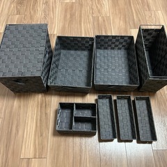 ①収納BOX BOX 収納ケース　ケース　かご　の画像