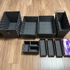 ①収納BOX BOX 収納ケース　ケース　かご　の画像