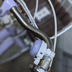 【交渉中】キッズ　自転車 中古　PIKAKE　パープル　24㌅の画像