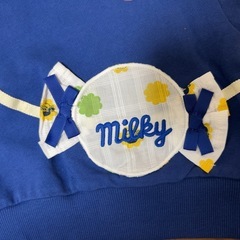 ミルキー　ぺこちゃん　長袖　トレーナー　80サイズ　ベビーの画像