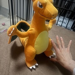 大きなリザードンのぬいぐるみ　わけありの画像