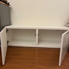 IKEA イケア　ベストー　BESTA 白 120cmの画像