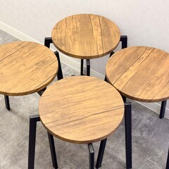 【4脚4,000円/破格】山善 スタッキングスツール 4脚セット （町田駅近）の画像