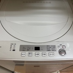 2018年式 5.5kg SHARP 洗濯機 ES-G5E5-KPの画像