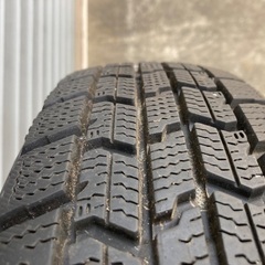 No.134スタットレスタイヤ145/80/13 4H PCD100 アルミ付4本セットの画像